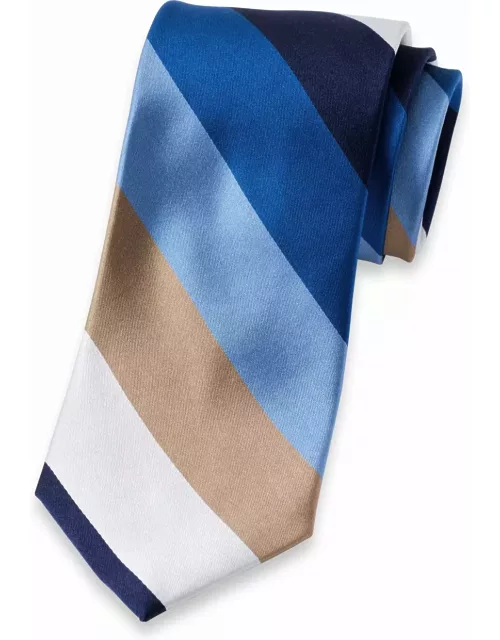 Stripe Woven Silk Tie