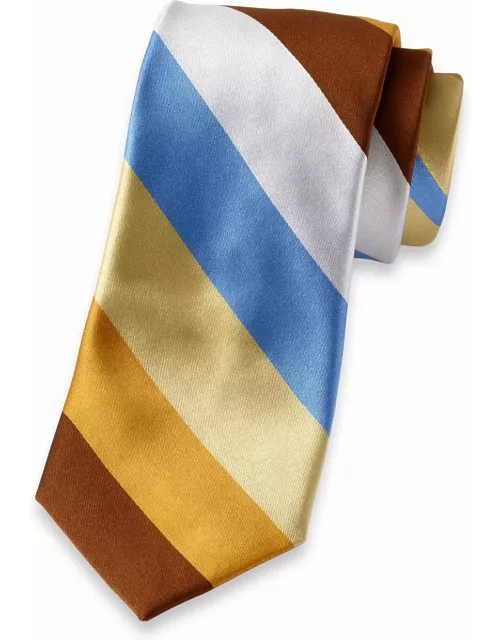 Stripe Woven Silk Tie