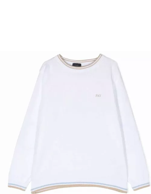 Fay Sweaters White