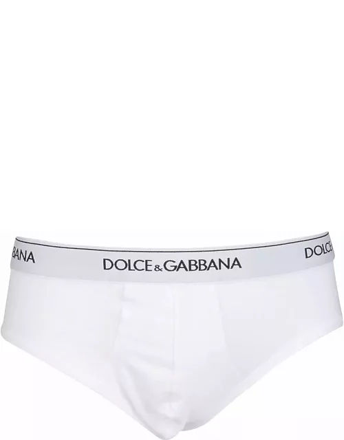 Dolce & Gabbana White Cotton Brief