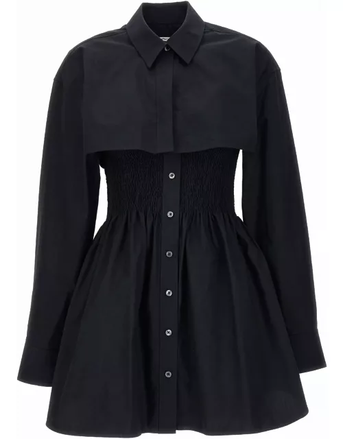 T by Alexander Wang smocked Mini Dres