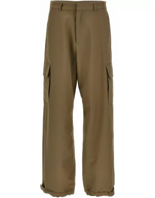 Off-White Cargo Pants With Logo
