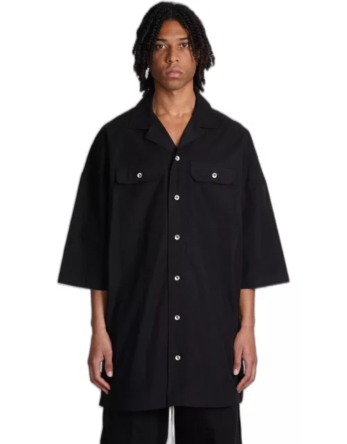 DRKSHDW Magnum Tommy Shirt Shirt In Black Cotton