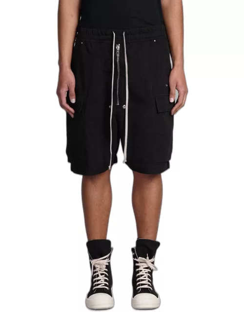 DRKSHDW Cargobela Shorts Shorts In Black Cotton