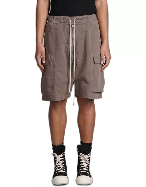 DRKSHDW Cargobela Shorts Shorts In Brown Cotton