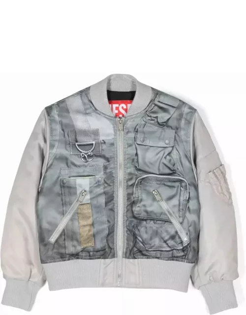 Diesel Bomber Jacket With Logo