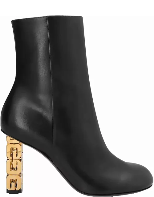 Givenchy G Cube Ankle Boots With Gold-tone Logo Hee
