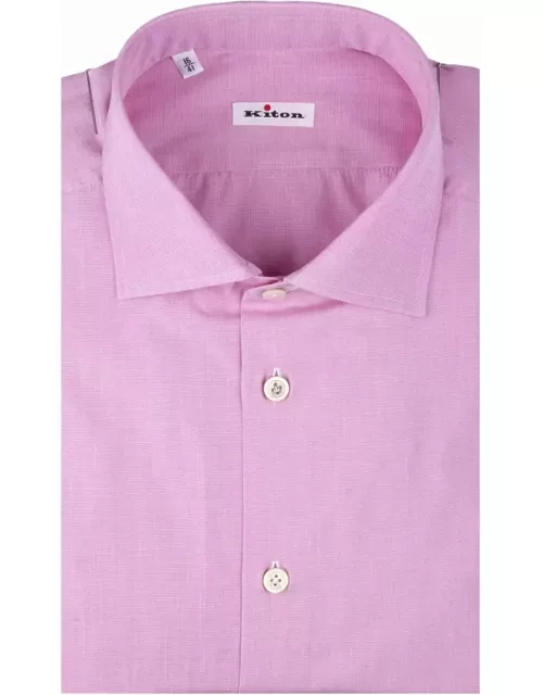 Kiton Pink Poplin Shirt