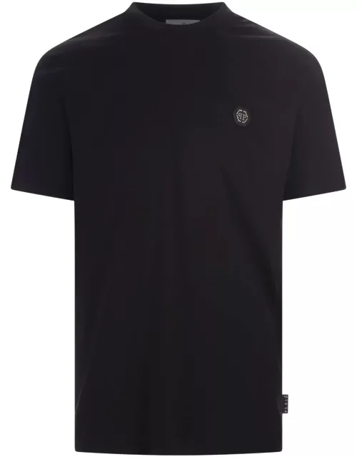 Philipp Plein Black Hexagon T-shirt