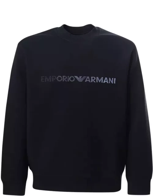 Emporio Armani Logo-embroidered Sweatshirt