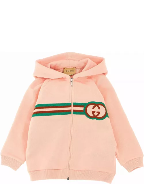 Gucci Logo Embroidery Hoodie