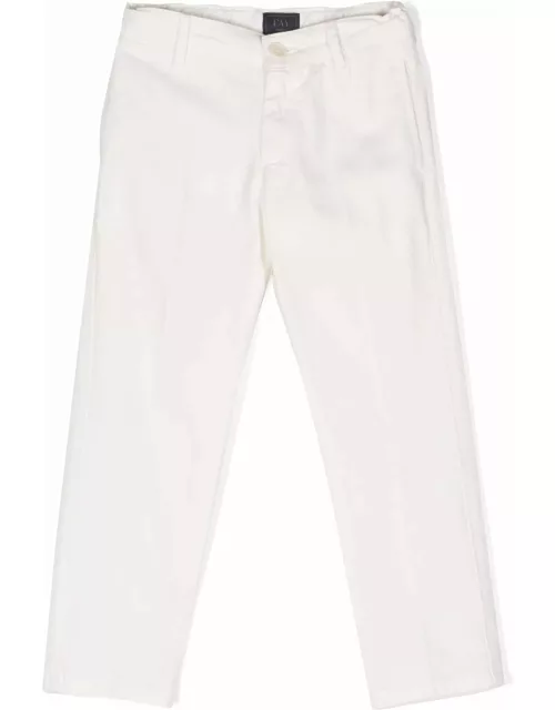 Fay Trousers White