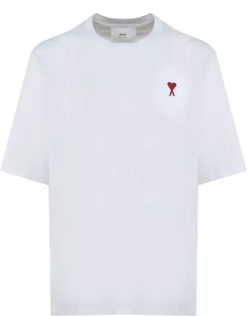 Ami Alexandre Mattiussi Ami T-shirts And Polos White