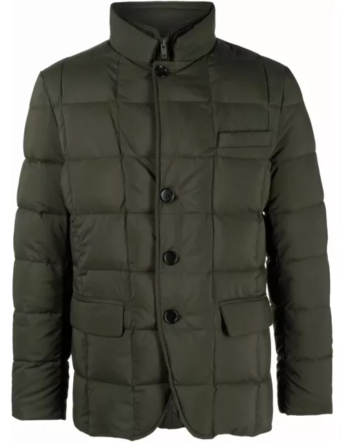 Fay Green Quilted Padded Jacket