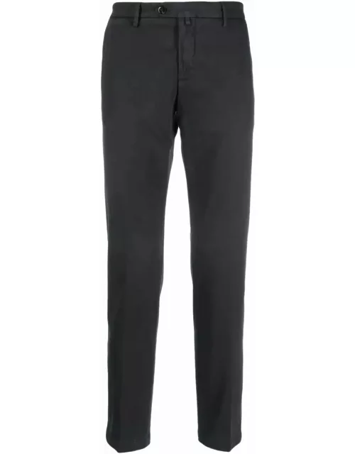 Briglia 1949 Dark Grey Stretch-cotton Trouser