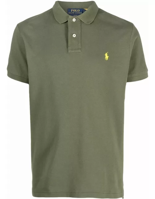 Ralph Lauren Green Cotton Polo Shirt