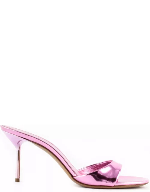 Paris Texas Pink Mirrored Leather Lidia Mule
