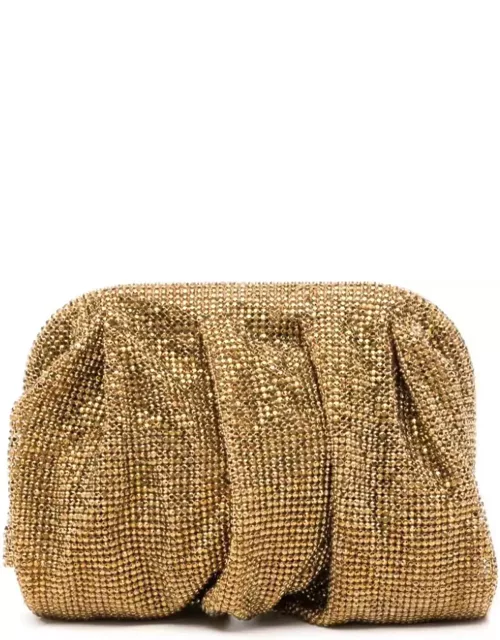 Benedetta Bruzziches Gold-tone Venus Petite Crystal Clutch Bag