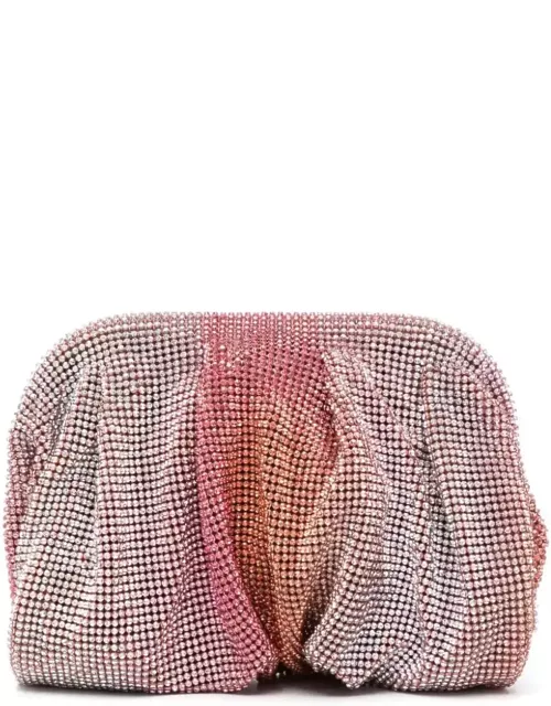 Benedetta Bruzziches Raspberry Pink Venus Petite Crystal Clutch Bag