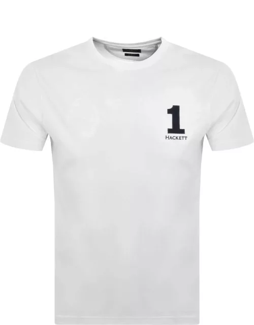 Hackett London Logo T Shirt White