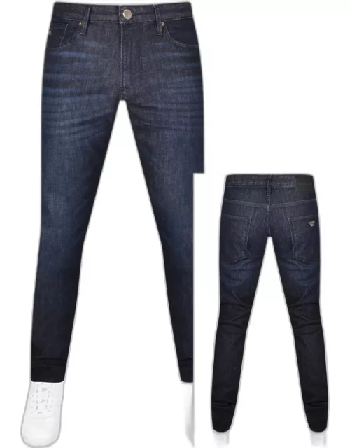 Emporio Armani J06 Slim Fit Jeans Dark Wash Blue