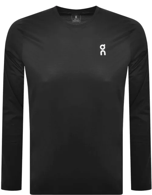 On Running Long Sleeve Core T Shirt Black