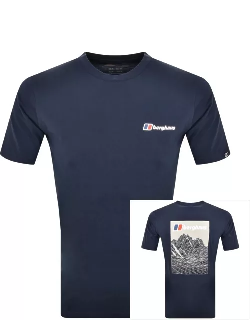 Berghaus Lineation T Shirt Navy