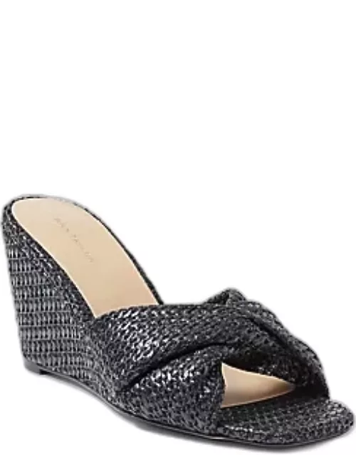 Ann Taylor Knotted Wedge Sandal