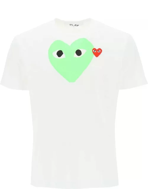 COMME DES GARCONS PLAY Heart print T-shirt