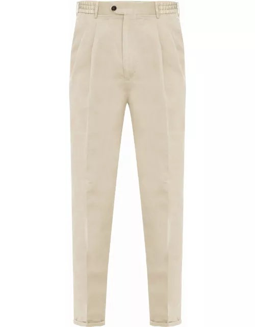Linen and cotton trouser