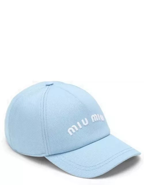 Light blue canvas cap