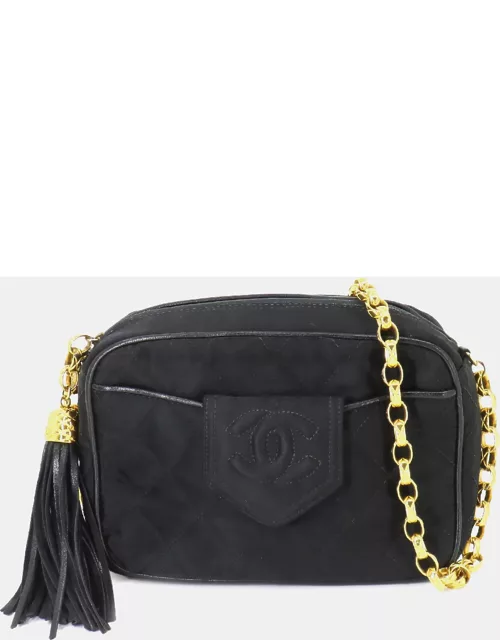 Chanel CC Satin Tassel Camera Bag