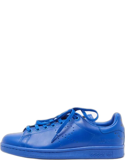 Adidas By Raf Simons Blue Leather Stan Smith Sneaker