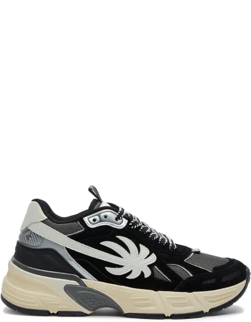 Palm Angels Palm Runner Panelled Mesh Sneakers - Black - 41 (IT41 / UK7)