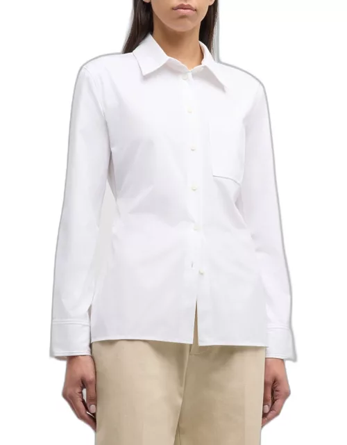 Costume Open-Back Collared Shirt