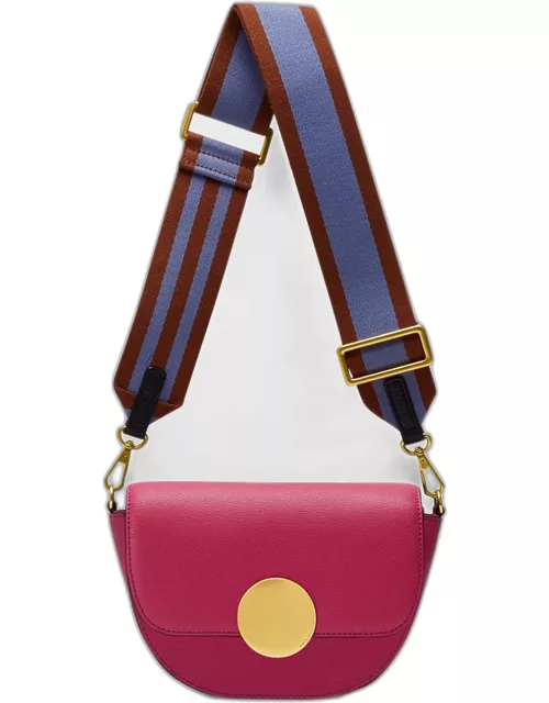 Lottie Saddle Leather Crossbody Bag