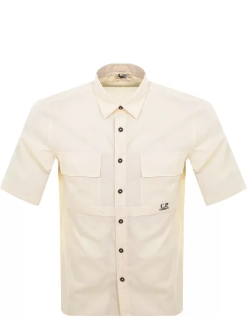 CP Company Short Sleeve Shirt Beige