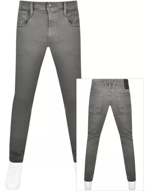 Replay Anbass Hyperflex Jeans Grey