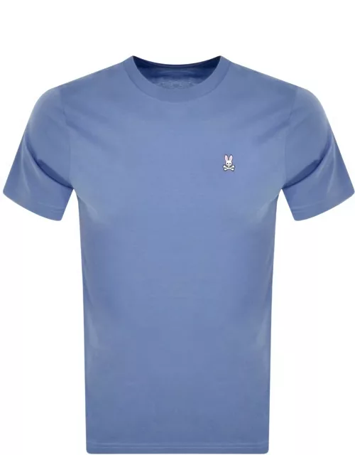 Psycho Bunny Classic Crew Neck T Shirt Blue