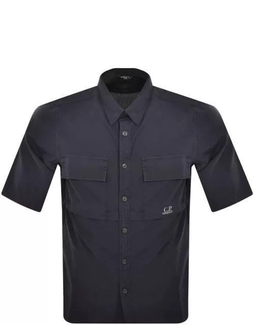 CP Company Short Sleeve Shirt Navy