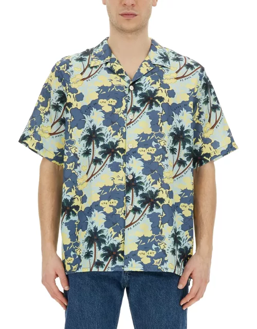 ps by paul smith printed shirt