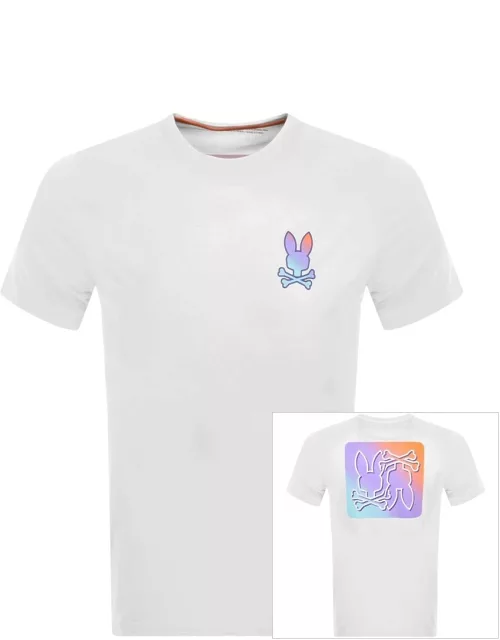 Psycho Bunny Palm Springs Graphic T Shirt White