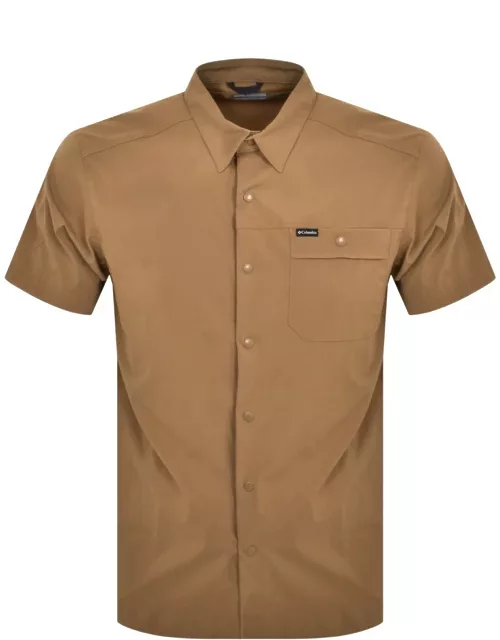 Columbia Landroamer Ripstop Short Sleeve Shirt Bro