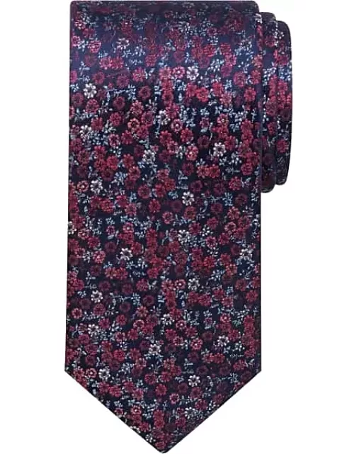 Awearness Kenneth Cole Big & Tall Men's Narrow Tie Burgundy Red