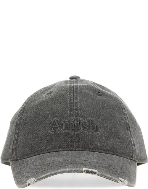 amish baseball hat with logo