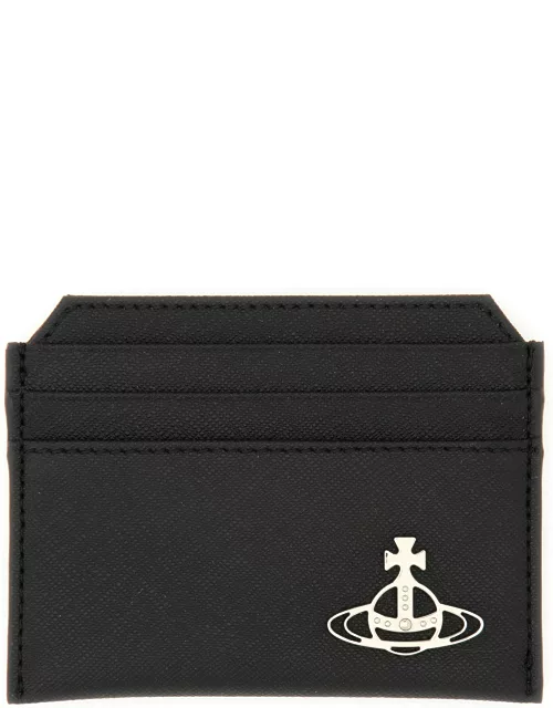 vivienne westwood card holder with orb logo