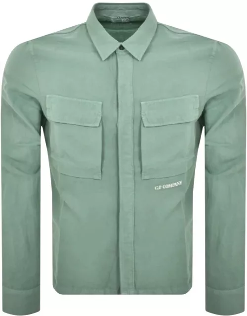 CP Company Long Sleeve Shirt Green