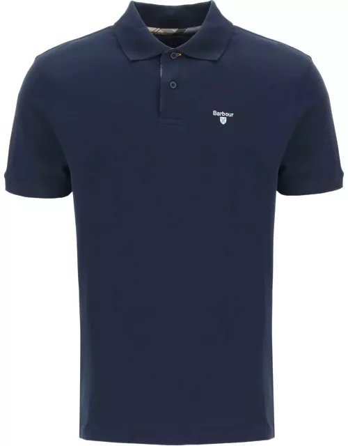 BARBOUR Tartan-trim polo shirt