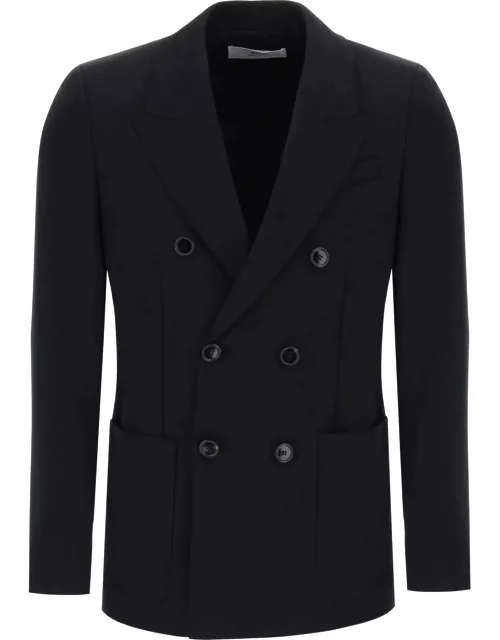 AMI ALEXANDRE MATTIUSSI Double-breasted wool jacket for men