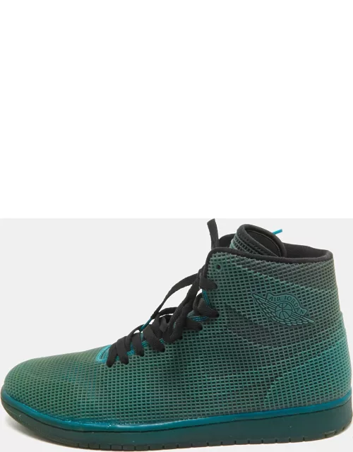 Air Jordans Green Rubber Jordan 1 Retro 4Lab1 Tropical Teal Sneaker